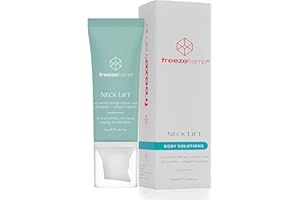 freezeframe - Neck Lift, Clinical Collagen Neck and Chest Firming Cream, Décolletage Cream, Anti Wrinkle Peptides for Saggy & Crepey Skin (50ml)