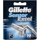Gillette Sensor Excel, 5 Razor Blades : Amazon.co.uk: Health & Personal ...