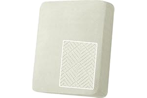 ‎YSTELLAA YSTELLAA Stretch Sitzkissenbezug, Sofa Sitzkissenbezug rutschfest, Elastischer Sofa Sitzkissenbezüge, Universal Sitzkissen Bezug Wohnzimmer, Sofaschoner, Großer 1 Sitzer, Beige