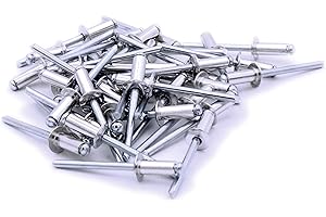 SINGULARITY SUPPLIES M4 (4mm x 8mm) Dome Blind Rivet - Aluminium (Pack of 40)