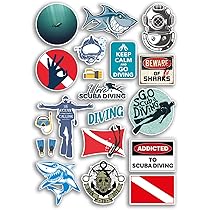 Sticker Plongeur/Plongée sous-Marine Autocollant Mer Océan