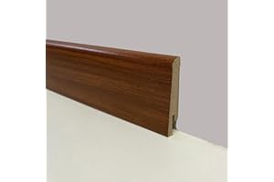 ETERNAL PARQUET €1,69 - BATTISCOPA ZOCCOLINO in FIBRA DI LEGNO 60x15 Vari decori, Parquet, Laminati, SPC, LVT DOUSSIE-MOGANO