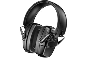 Link Dream Cascos Antiruido para Niños, Cascos Insonorizacion para Estudiar, Proteccion Auditiva Cascos Insonorizados 35dB SNR Aislante de Ruido para el Estudiar, Tiro Deportivo, Negro, 1 Paquete