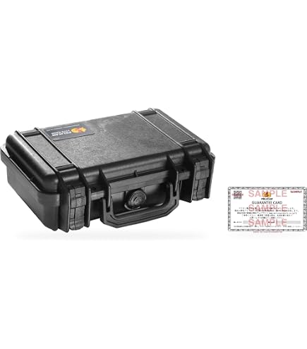 Pelican 1200 Case with Foam for Camera (Black) | Watertight