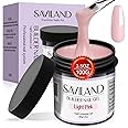 Saviland 100g Light Pink Builder Nail Gel – 3.53oz Hard Gel for Nails Large Capacity Nail Strengthen Gel for Nail Extension Nail Art Manicure Starter U V Nail Gel for Professional Nail Salon Home DIY