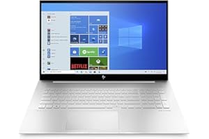 HP - PC Envy 17-ch1000sl Notebook, Intel Core i5 1155G7, RAM 8 GB, SSD 512GB, Intel Iris Xe, Schermo 17.3” FHD 60Hz, IPS, Antiriflesso, WiFi, Audio B&O, Lettore SD e Impronte, Windows 11, Argento