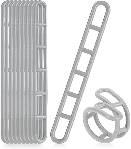 RUNYU Set di 10 occhielli per tenda per camper e roulotte con 20 viti, installazione verticale e orizzontale (verticale