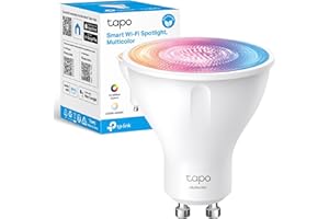 Tapo L630 Smart Bulb, GU10 Lamp Base, Alexa Light Bulb, Smart Light Bulb Spotlight, 16 Million Colours, White Tunable, High Lumen & Dimmable, Remote Control, Voice Control Alexa & Google