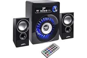 Audiocore AC910 2.1 Bluetooth Multimedia Lautsprechersystem Lautsprecher Subwoofer 280W P.M.P.O. Radio SD-Kartenslot AUX