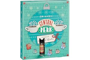 Central Perk Paladone Calendrier de l'Avent 12 Jours de Bain, série TV Friends Countdown to Christmas, Days of Bath Advent, Bleu