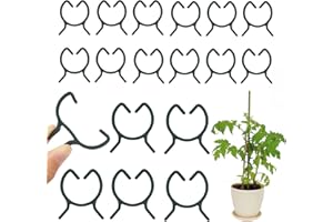 KINGLAKE 200 Und Clips para Plantas de jardín, Clips de fijación para Soporte de Plantas (M＋L)