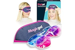 Magic Gel Masque Gel Yeux Chaud Froid - Masque Oculaire Chauffant Thermique Compresse pour Yeux Secs