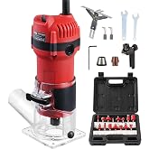 TEENO Wood Milling Machine Electric Router 800W 31000RPM WITH DUST EXTRACTOR Electric Wood Milling Machine With 15pcs 1/4'' P