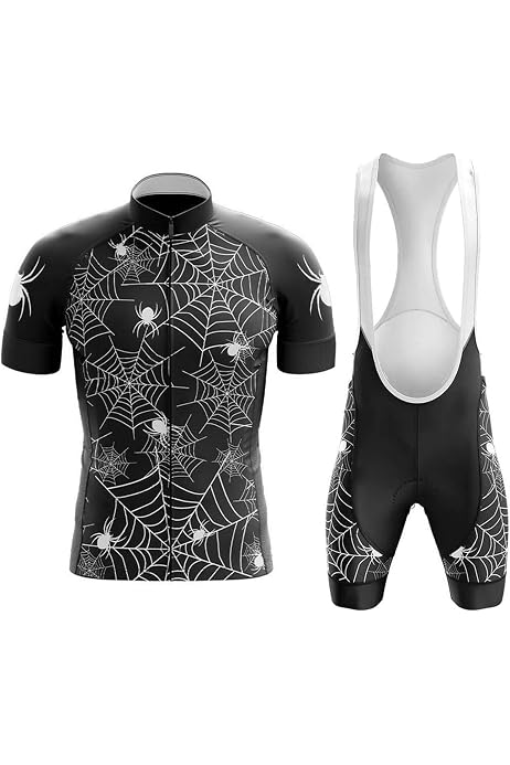 Set Abbigliamento Ciclismo Uomo LIXADA &ndash; Maglia Manica Corta + Pantaloncini Imbottiti