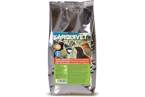 Arquivet Pâte Universelle pour Insectivores et fruitiers - Nourriture pour Oiseaux - 1 kg