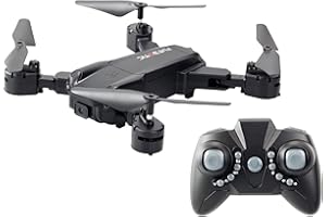 Silverlit FLYBOTIC Drone Foldable Télécommandé 33 cm, Repliable avec Caméra Embarquée, Jouet Volant pour Enfant et Adulte, Utilisation intérieure/extérieur, Dès 14 Ans 21252 Noir