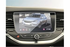 BIBIBO Protector de pantalla de cristal templado compatible con Opel Astra K/Astra Sports Tourer/Crossland X/Grandland X 2017-2021, GPS Navegador Display Película Protectora Dureza antiarañazos 9H