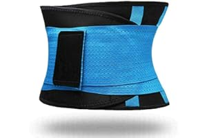 BODYPLUS Waist Trainer Corset - Neoprene Waist Trimmer Belt for Hot Sweat, Exercise, Weight Loss, Body Shaper and Tummy Control - Adjustable Waist Cincher Body Shaper Fat Burner Slimming Belt Women and Men