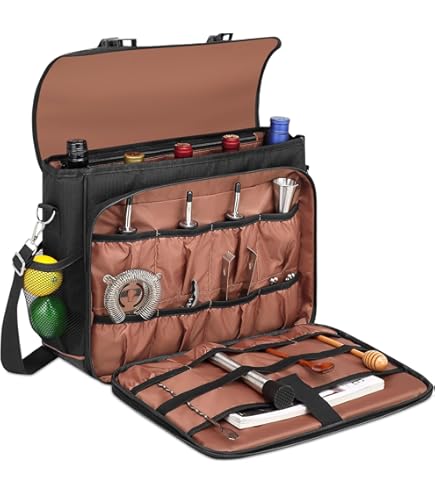 Barman Kit Bag Professionele Bar Tool Kit, volledig uitgerust Barman Kit Bag Professionele Bar Tool Kit, volledig uitgerust