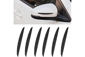 FANNAS 6 Piezas Protector de Puerta de Coche,Negro Tira Protectora de Borde Puerta Tiras de Protección Anticolisión para Puerta Pegatinas Puerta de Vehículo,Ideal para Evitar Arañazos y Golpes