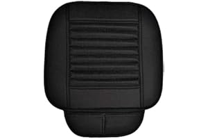 Big Ant Car Seat Cushion, Car Seat Pad with PU Leather Waterproof Seat Cover Car Seat Protector Anti Scratch,Sweat,Water,Dust Perfect for most Vehicle(1-Pack, Black)