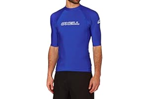 O'NEILL O 'Neill Wetsuits Basic Skins S/S Crew - Camiseta de poliester para hombre con proteccin UV