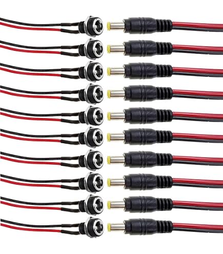 Câble D'alimentation Pour Pile 9V Avec Clips - Connecteur DC 2.1mm Jack - Compatible Arduino (lot De 2) - 11