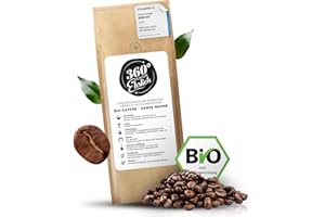 ‎360° RUNDUM EHRLICH Premium Bio Kaffeebohnen preisgekrönt – Kaffee köstlich, sehr säurearm von 360 Grad rundum ehrlich - Ganze Bohnen - ideal für Bulletproof Coffee