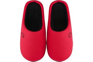 VIFUUR Homme Maison Pantoufles En Mousse À Mémoire Haute Densité Chaude Intérieur Extérieur En Laine Comme Doublure Doublure Anti-dérapant À Glisser Chaussures