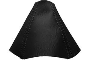 JPstraps - Cuffia Leva Cambio Compatibile per SLK R171 2004-2011 Manuale 100% Vera Pelle Colore Nero