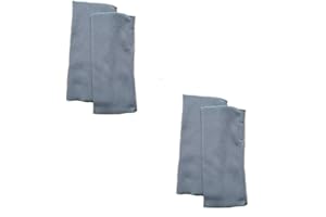 Swaddyl 2er SET Pulswärmer I Armstulpen I Stulpen Handschuhe Fingerlos I Polar-Fleece für Winter Grau I 25x10cm