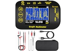 MAXRIENY BSIDE Multimetro digitale portatile 20000 parola mV voltmetro ricaricabile 2.8'' schermo a colori Multimetro compatto con modalità di registrazione misura resistenza capacità diodo max min avve
