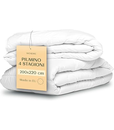 Piumino MATRIMONIALE 4 STAGIONI 100% Piuma D'Oca❄️☀️MOLINA ALPES | SOFT&SOFT - Foto 11