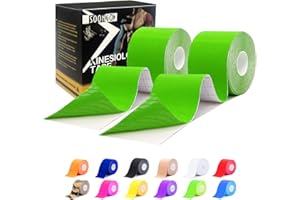SOONGO Kinesiologie Tape Physio Muskeln Wasserfest Sport Tape Elastische Bandage Gute Hypoallergen