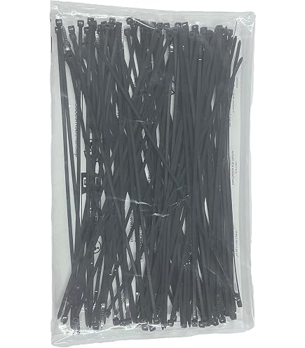 Bridas De Plástico Para Cables - 100 Piezas, 200x4.8 Mm, Resistencia 21 Kg | Para Oficina, Hogar, Jardín Y Exteriores