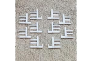 ULEIVA Lot de 5 paires (10 pièces) embouts blancs pour store enrouleur de rechange compatible avec Dometic Seitz Store 2000, camping-car, caravane, bateau (blanc)