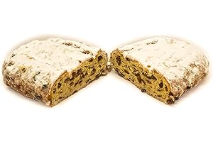 ‎LANDBÄCKEREI DIETRICH Rosinenstollen 1000g (2Pfd.) gezuckert inklusive Stollenkarton - handwerkliche Herstellung altbewährte Rezeptur - Tradition seit 1911 Landbäckerei Dietrich