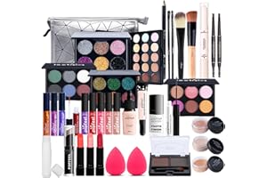 ATB-GIFT 37pièce Cosmetic Makeup, Cosmetics Set de Maquillage, Kit de Maquillage complet, Palette de Maquillage pour Femme Avec fard à paupières, brillant à lèvres, mascara, stylo de maquillage, etc.