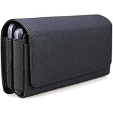 thumbnail image 2 of Horizontal Dual Phone Holster Pouch – Nylon Double Decker Case For Two Phones 2 of 5