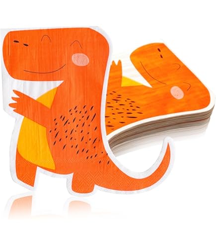 Servetten Happy Dinosaur 33 x 33 cm - 20 stuks - BE party