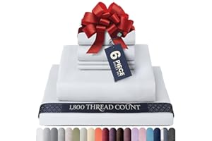 BELADOR Silky Soft King Sheet Set - Luxury 4 Piece King Flat Sheet Breathable Hotel Sheet and Pillowcase Set, Wrinkle Resistant Oeko-Tex Sheets