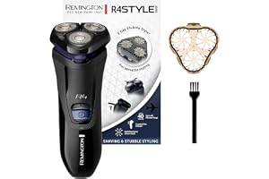 Remington elektrisk rakapparat, Pop-up trimmer och 3-dagars stubb styler, 40 min sladdlös användningstid, R4002