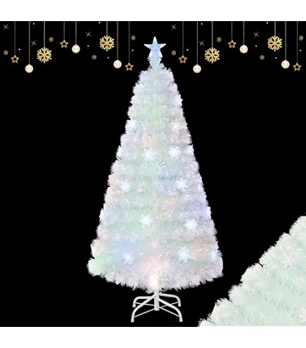Sapin De Noël Artificiel Lumineux En Cône - 300 Cm De Haut, 310 LED Blanc Froid, 8 Effets Lumineux, Avec étoile - 8