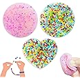 sesameless Picky Pad Kit,Fidget Toys to Release Stress,Skin Picking Fidget Toys for Teens/Adults,Sensory Funny Toys for Picking Pad,Pimple Popper Toys to Relax Anxiety (Heart/Round)
