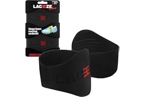 LACEEZE Max Bands – As Seen on Dragons' Den – Ribbed Technology – Secure Laces, Prevents Unraveling, Fits Shoe Size UK 6.5+, Ideal for Sports Shoes, Football, Rugby, Hockey
