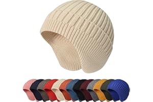 Enwokran Berretto Invernale con Paraorecchie,Caldo Cappello con Orecchie,Morbida Elastica Berretto Lavorato a Maglia, Cappelli Foderati in Pile Caldo e Spesso per attività all'aperto