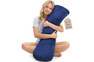 ODOXIA Cuscino Ponderato Per Il Corpo 3 Kg | 104 * 30 CM | Dormi Meglio & Ritrova La Calma | Weighted Body Pillow Relax | Cuscini Ponderati Per Adulti | Rivestimento Morbido, Lavabile