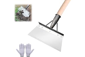 BLKEER Cleaning Shovel Multifunctional Cleaning Shovel Garden Shovel Weed Remover Tool Cleaning Shovel for Weeds and Moss Stainless Steel Cleaning Shovel Patio Weed Remover Tool Not Included Handle(20cm)