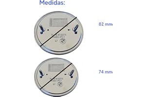 GENZO Pack 2 Logos B M W Emblema Capo y Emblema para Maletero - Medidas: 82 mm y 74 mm - Compatible con E46, E39, E38, E90, E60, F10, F90, Z4, X1, X3, X4, X5, X6 - Logo Extraoficial