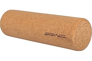 ‎SPORTVIDA SportVida Faszienrolle aus Kork Wirbelsäule Massagerolle zur Selbstmassage | Fitnessrolle für Faszientraining